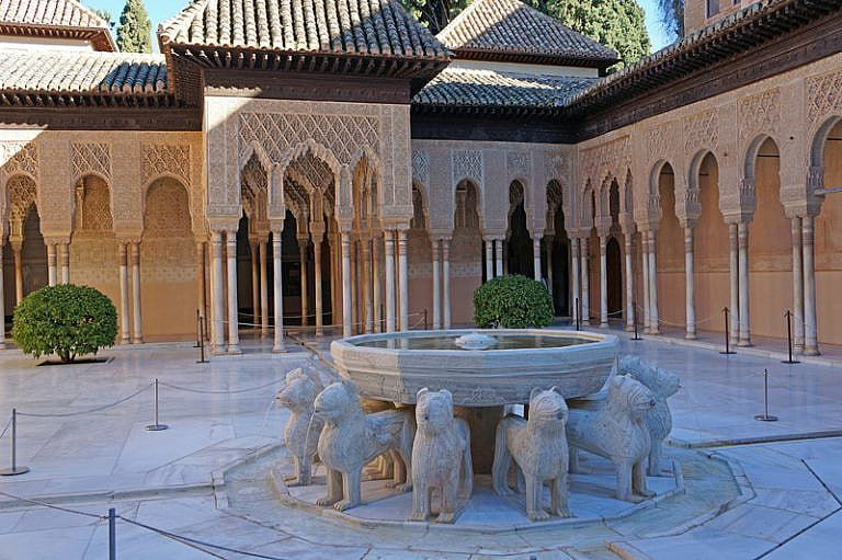 Lion fountain in the Nasrid Palace